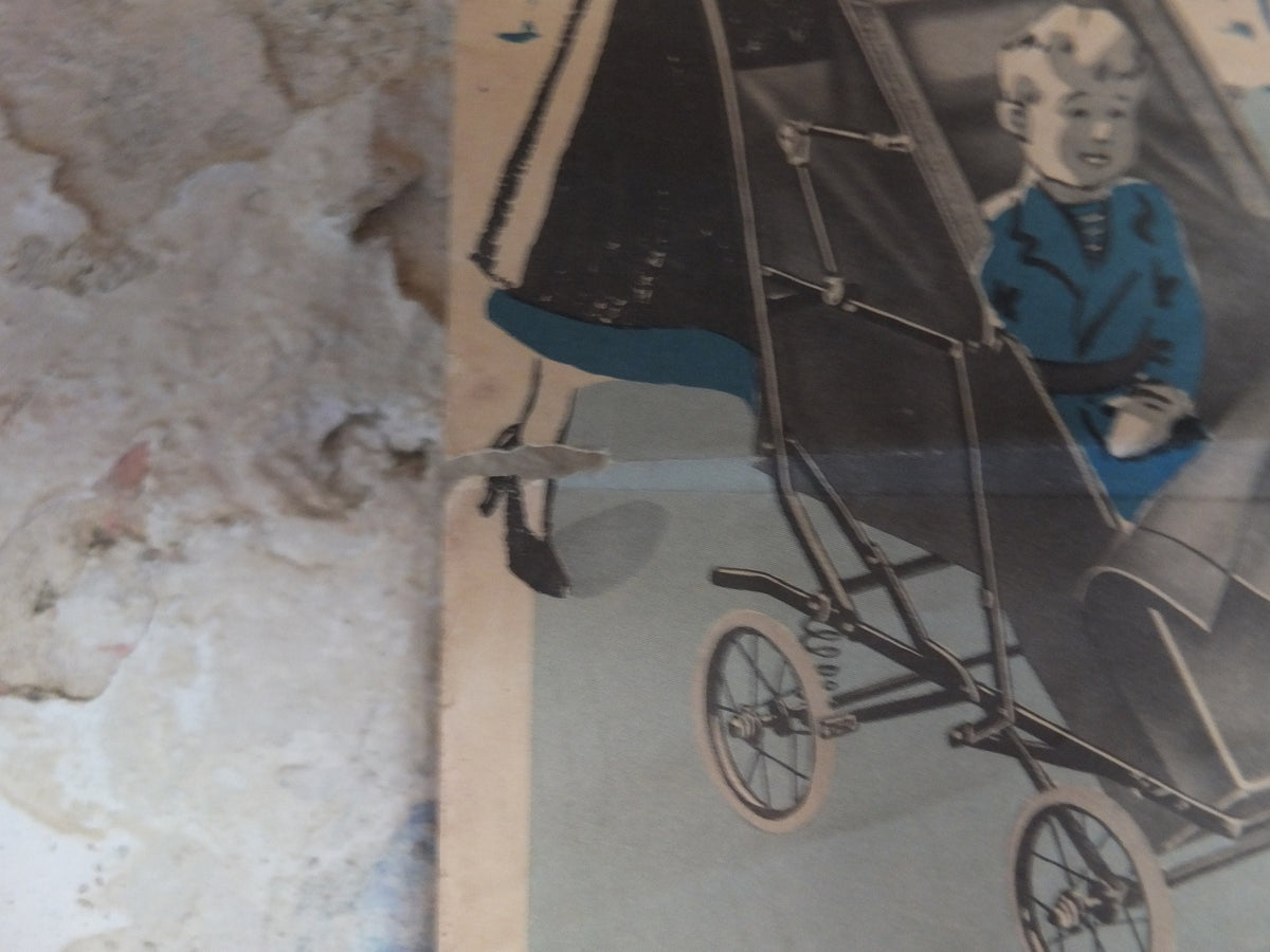 Original Vintage Talmo Baby Pram Poster Sunshine Walker Stroller Carriage Pushchair car buggy deco advertising print wall art retro 1930s