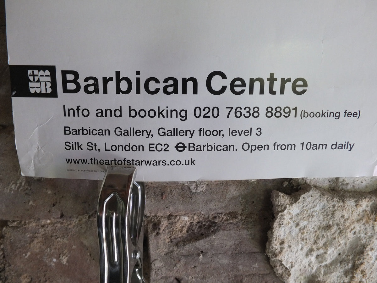 Vintage Poster Barbican The Art of Star Wars 2000 Darth Maul Centre Gallery Exhibition London EC2 Lucasfilm wall art film memorabilia 2000s