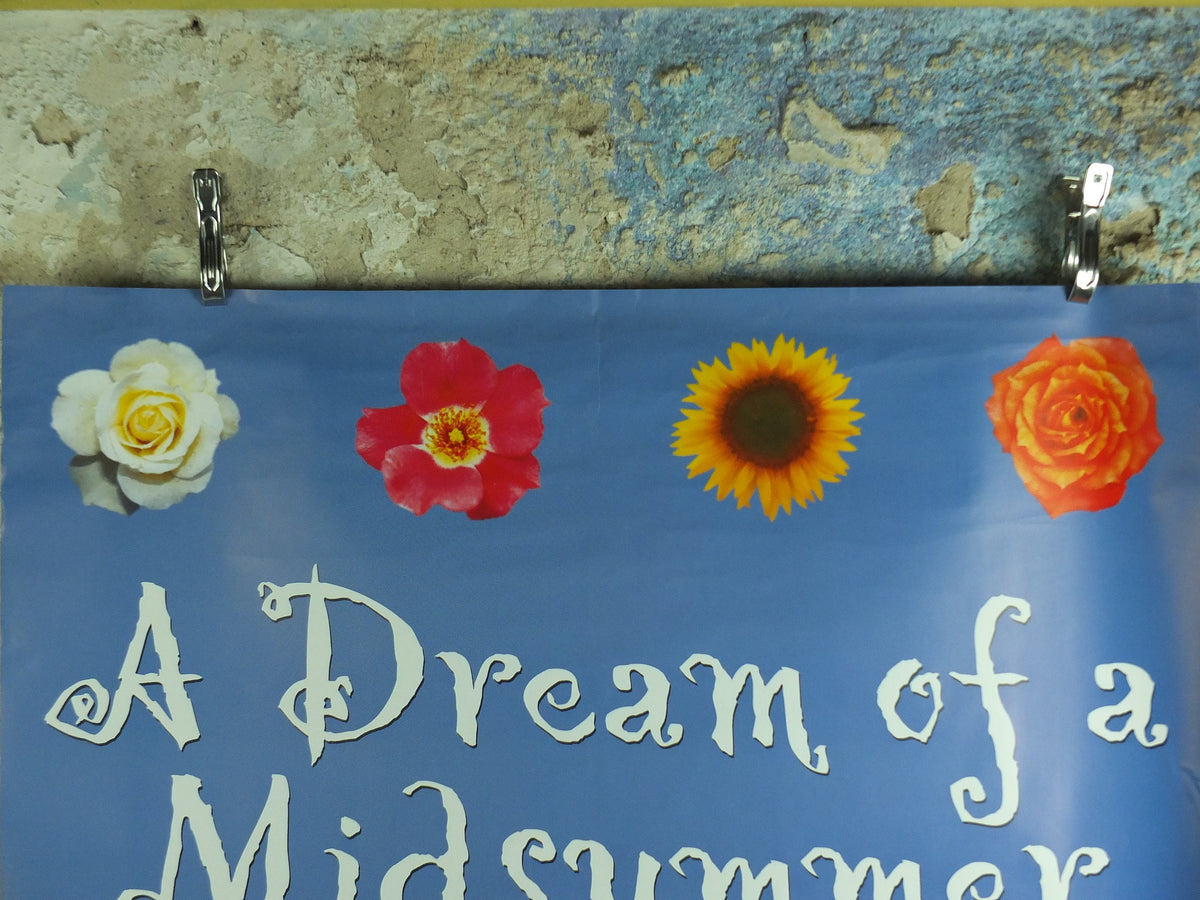 Original Vintage Regents Park Flower Show Poster Dream of a Midsummer Flower Show Garden botanical flora plants bloom 2000 wall art 2000s