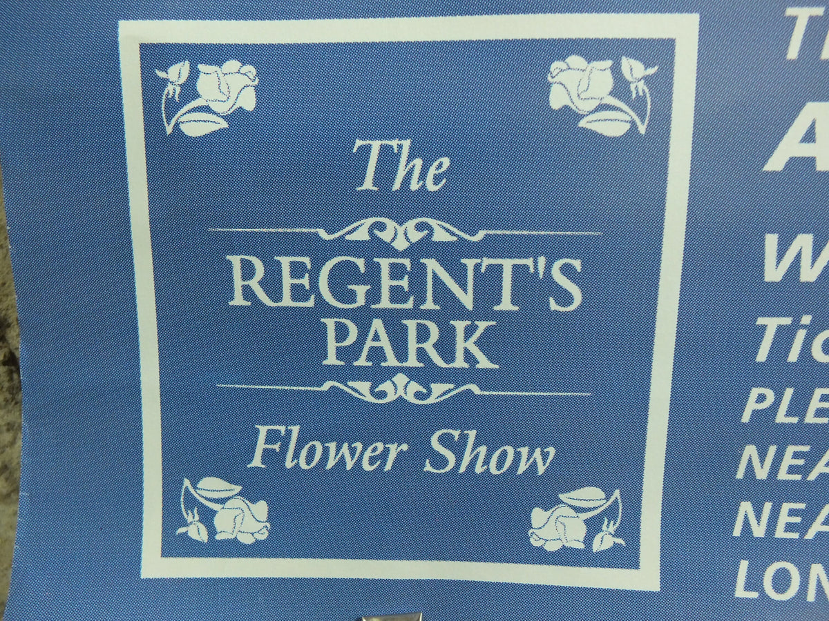 Original Vintage Regents Park Flower Show Poster Dream of a Midsummer Flower Show Garden botanical flora plants bloom 2000 wall art 2000s