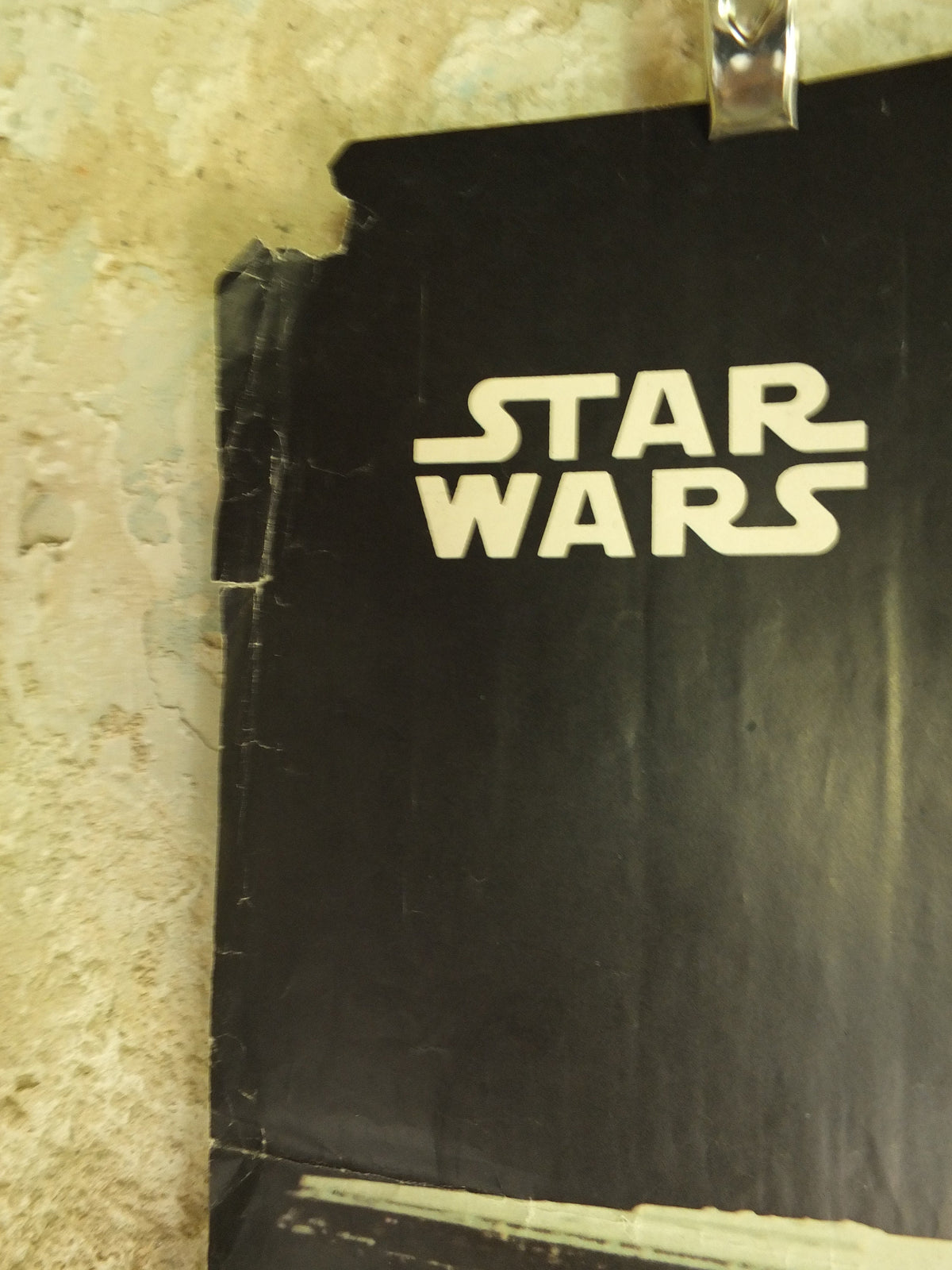 Original Vintage Star Wars Imperial Star Destroyer 1982 Scanlite Empire Strikes Back Lucasfilm wall art cinema film memorabilia