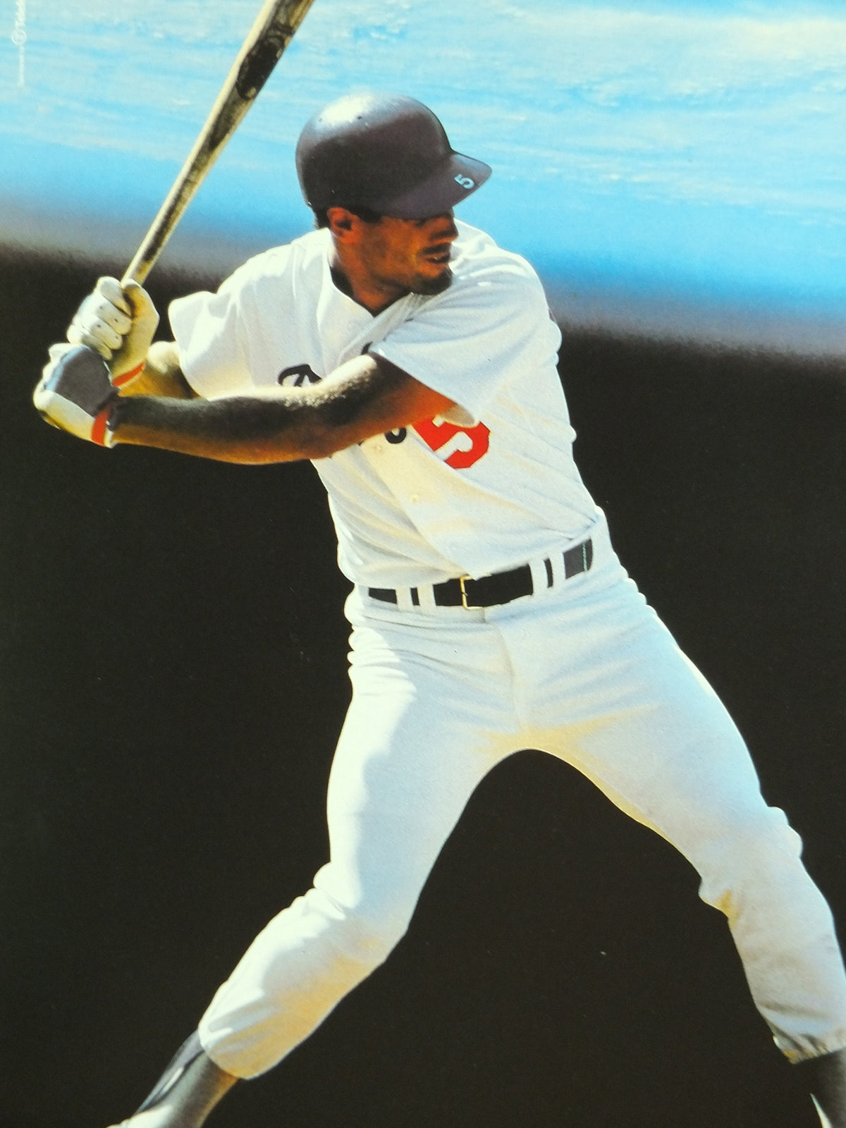 Original Vintage Olympic Spanish Barcelona 1992 Baseball Poster pitch strike moon world MBL softball Olympiad sport wall art 1990s
