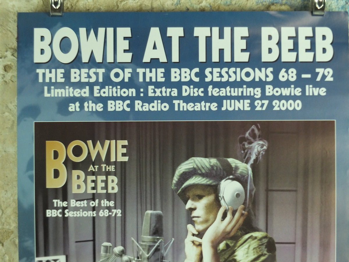 Original Vintage Bowie at the Beeb Poster David BBC Sessions 1968 1972 record store CD Limited Edition music print wall art 1998 1990s