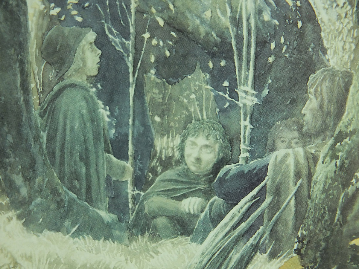 1994 The Stone Trolls Poster, by Alan Lee, Vintage Lord of the Rings, Tolkien Centenary, Fellowship Ring, illustration print wall art decor