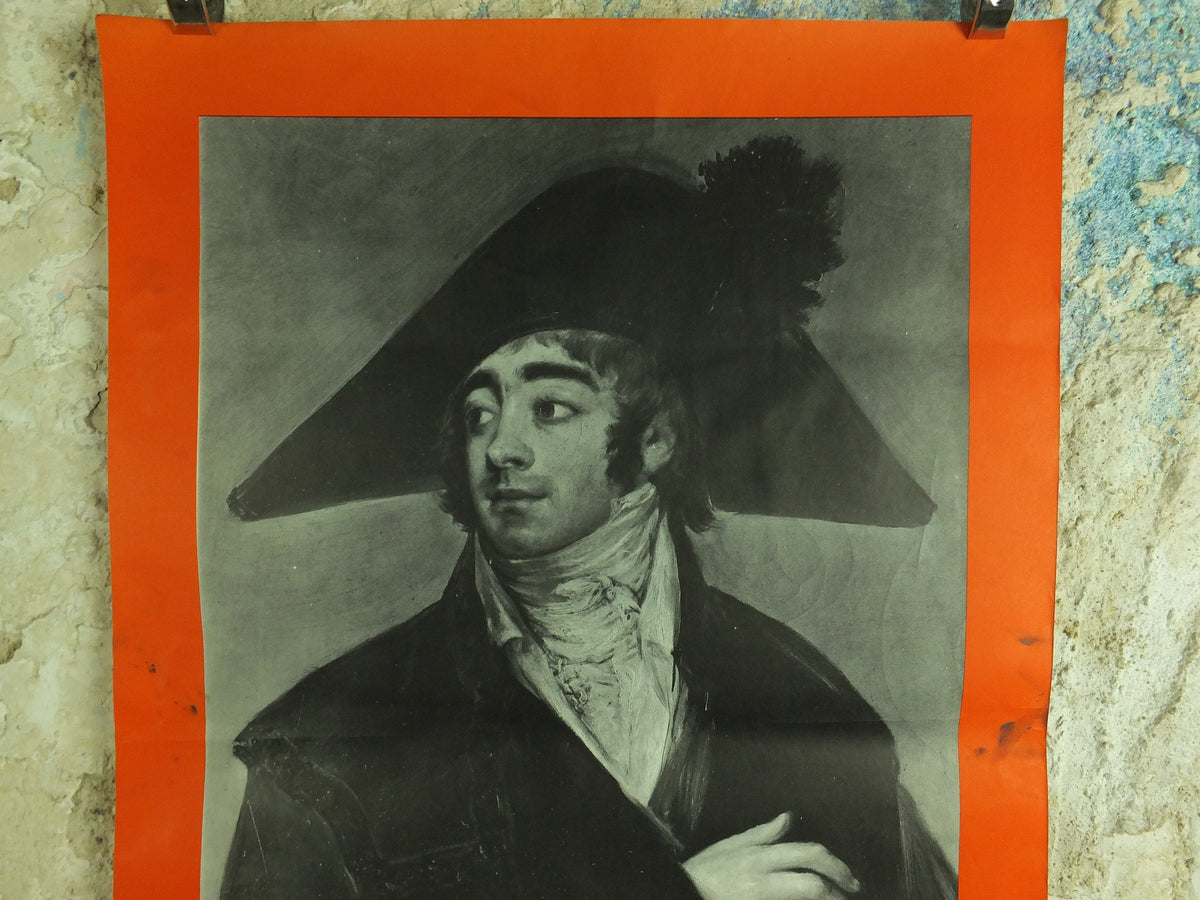 Original Vintage Royal Academy of Arts Poster Francisco Goya The Duke of Fernan Nunez old masters artist gallery exhibition wall art 1960s