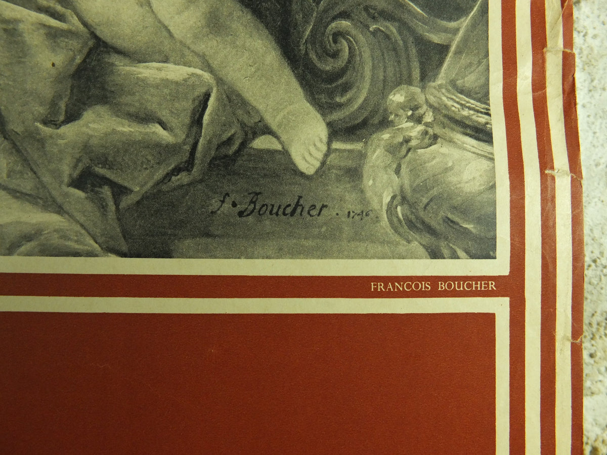 Original Vintage Royal Academy of Arts Poster Toilet of Venus European Masters of the 18C Francois Boucher gallery exhibition wall art 1950s
