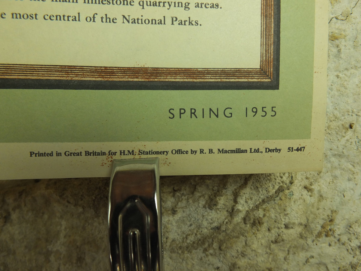 Original Vintage National Parks of England and Wales Poster Lake District Peak Snowdonia Dartmoor York Pembrokeshire wall art 1950s 1955