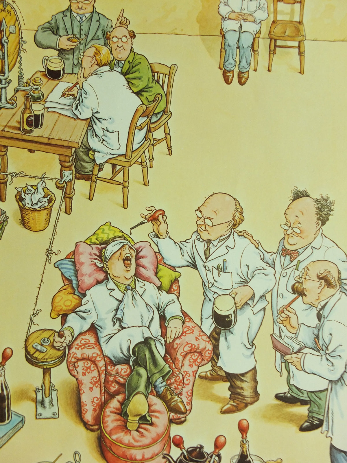 Original Vintage Gentle Art of Making Guinness Poster Training of Quality Tester advertising ale Irish stout beer print wall art retro 1980s
