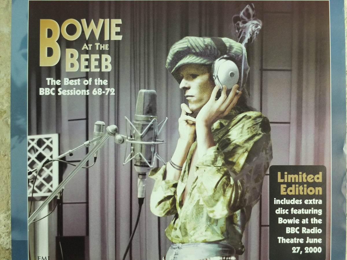 Original Vintage Bowie at the Beeb Poster David BBC Sessions 1968 1972 record store CD Limited Edition music print wall art 1998 1990s