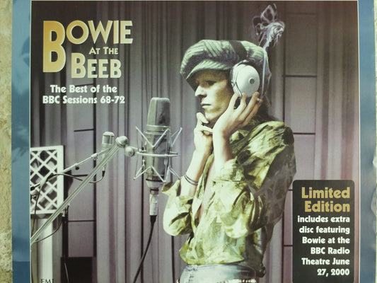 Original Vintage Bowie at the Beeb Poster David BBC Sessions 1968 1972 record store CD Limited Edition music print wall art 1998 1990s