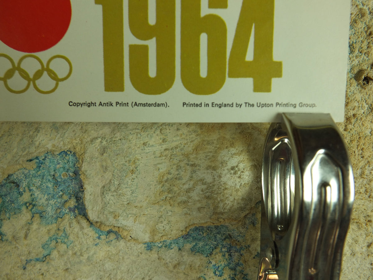 Vintage Olympic Games Tokyo Japan Poster rings sports sport international summer wall art reprint 1970s