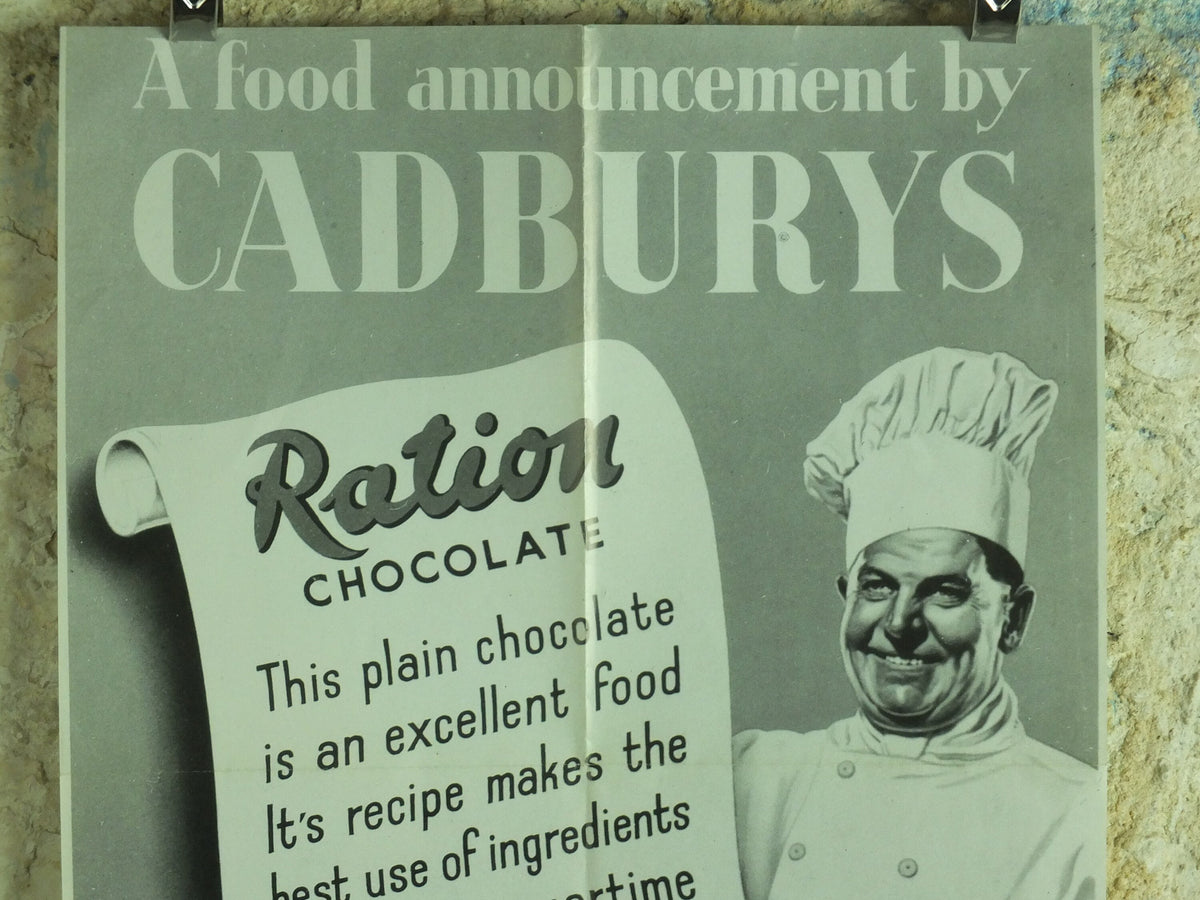 Vintage Cadbury Chocolate Poster, Milk Tray, Make the Day with Cadburys Milk Tray reproduction reprint print wall art 1980s