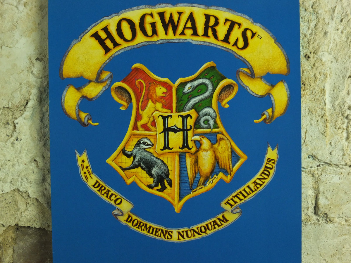 Vintage Harry Potter Ravenclaw Poster, Ready Steady Ravenclaws! Hogwarts, wall art cinema film memorabilia
