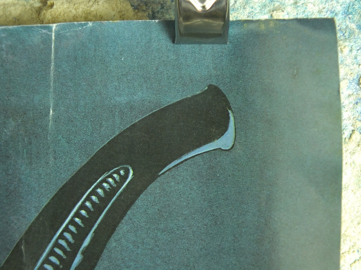 Vintage Aliens Poster, Drawing of the queen mother "Alien" by Cam 1992, wall art retro
