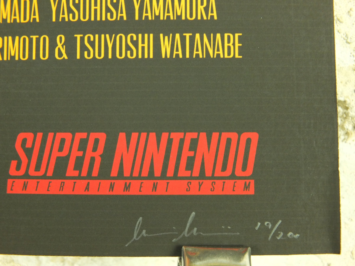 Vintage A Link to the Past Poster, Legend of Zelda, Signed Limited Edition by Marinko Milosevski, Nintendo, Movie Poster, wall art 1990-2000