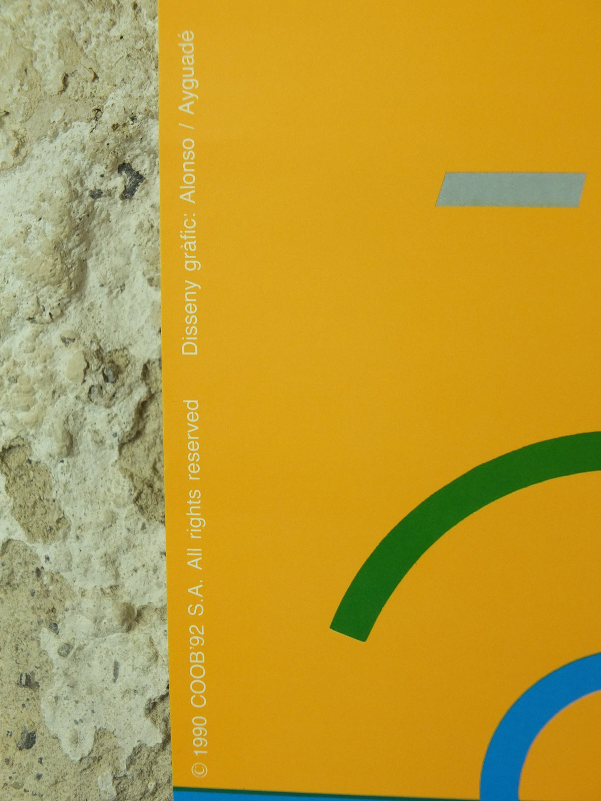 Vintage Barcelona Olympic Poster, Diving and Aquatics by Alonso / Ayguade, 1992, XXV Olympiad, post modern, sport wall art 1990s