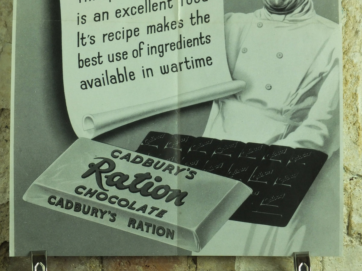 Vintage Cadbury Chocolate Poster, Milk Tray, Make the Day with Cadburys Milk Tray reproduction reprint print wall art 1980s