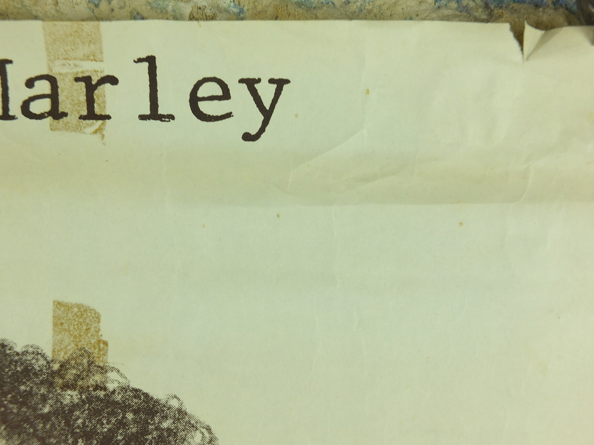 Bob Marley Poster, 1982 March for Peace in Paris, by Birga, Marche pour la Paix, Peace and Love, musical wall art
