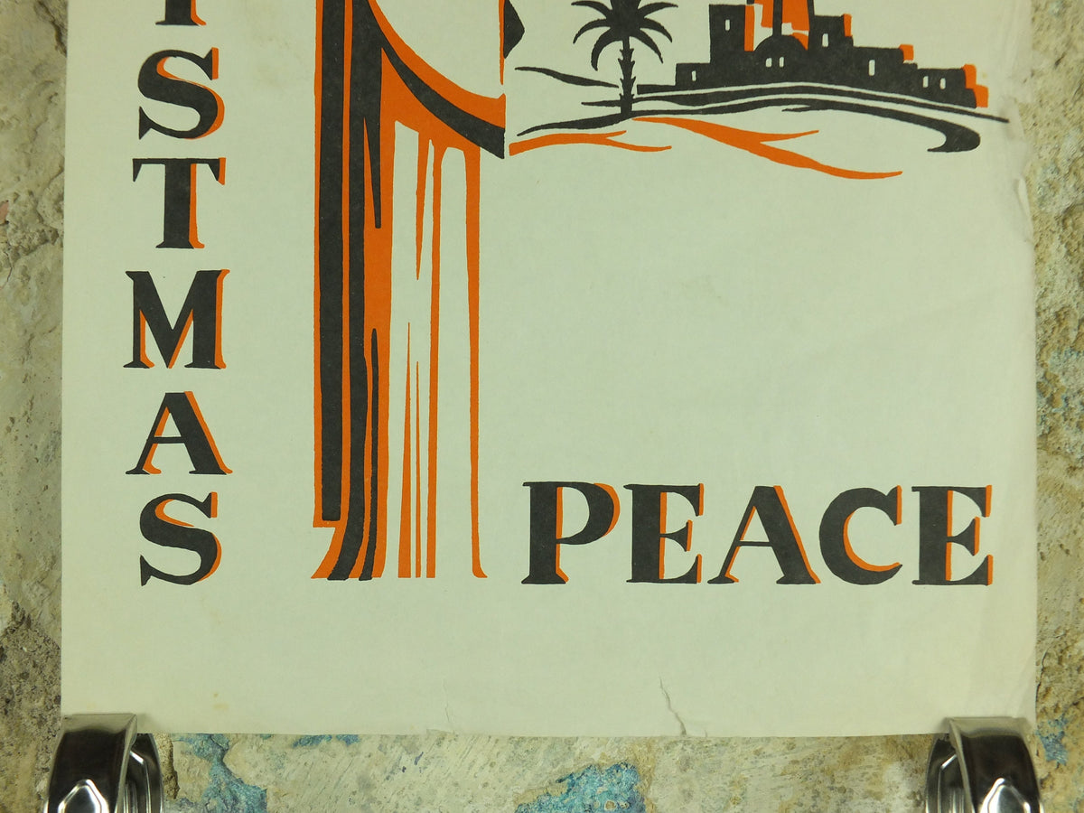 Christmas Nativity Poster, Peace, Jesus Mary and Joseph, Knights of Columba, Province 21, Burnley East Lancashire and Glasgow