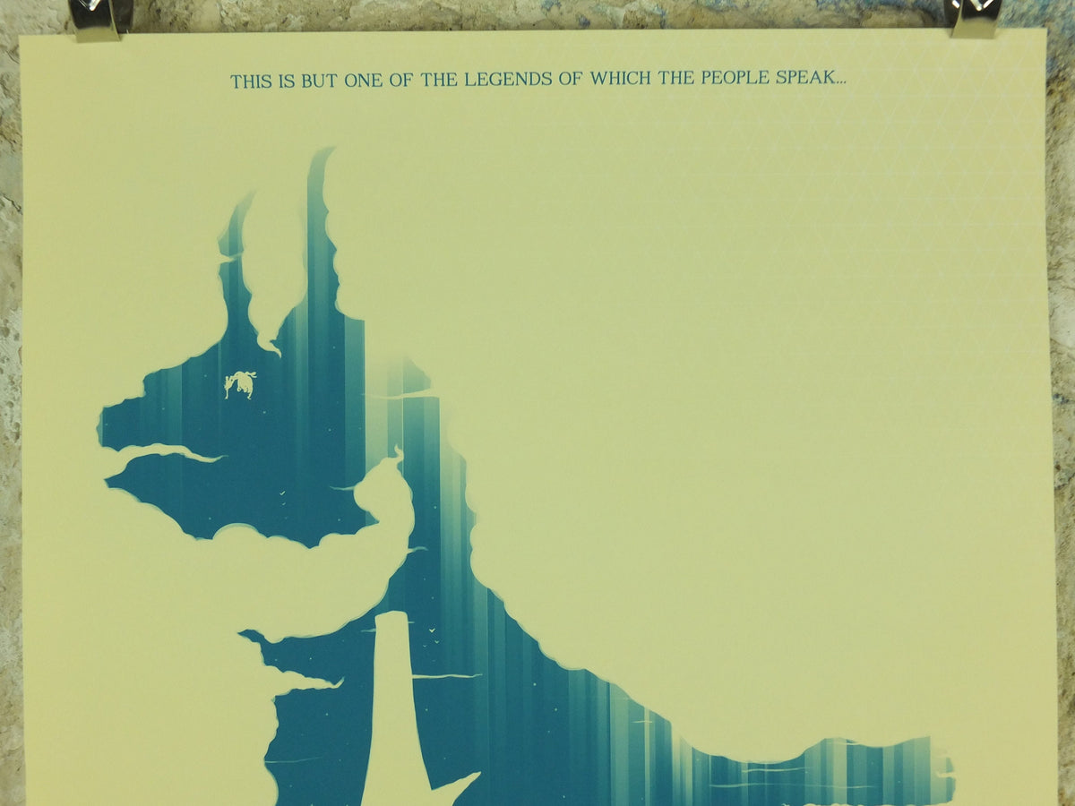 Vintage Windwaker Poster, Legend of Zelda, Signed Limited Edition by Marinko Milosevski, Nintendo, Movie Poster, wall art 1990s-2000s