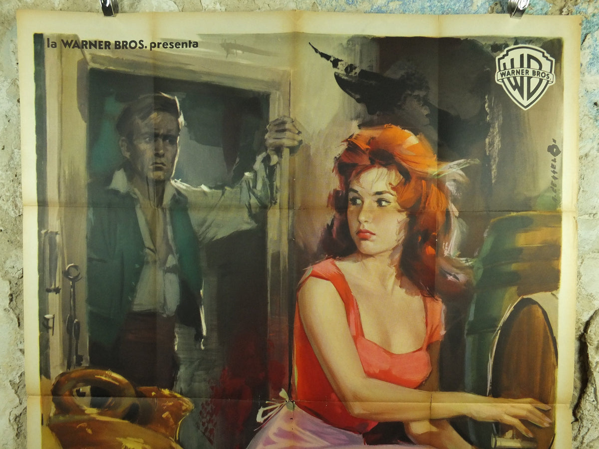 Italian 1961 Green Harvest Poster, Venere selvaggia, Siega verde, Large wall art 1960s cinema film memorabilia