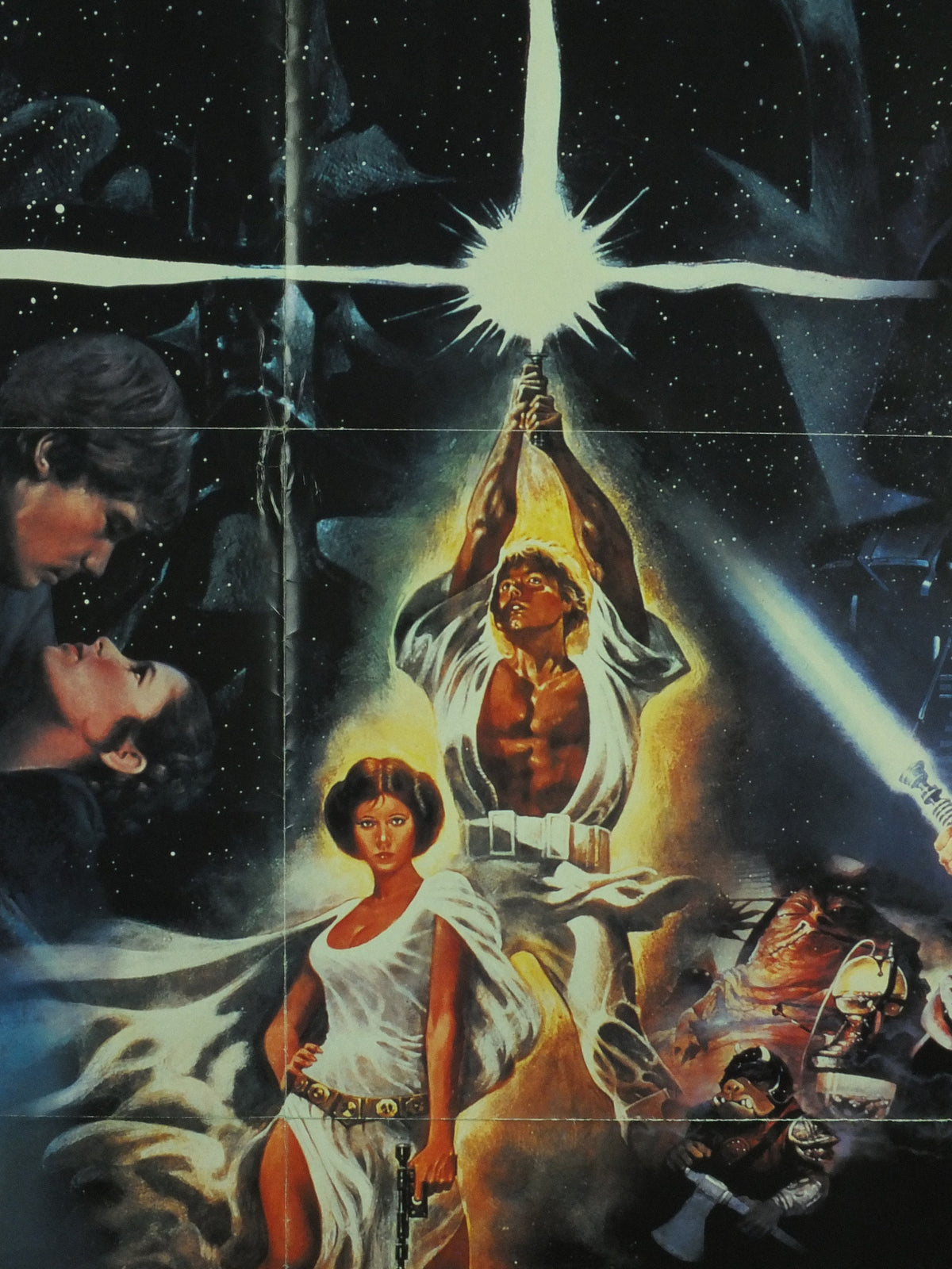 Original Vintage Movie Star Wars Trilogy Poster luke skywalker han solo princess leia darth vader jedi wall art cinema film memorabilia