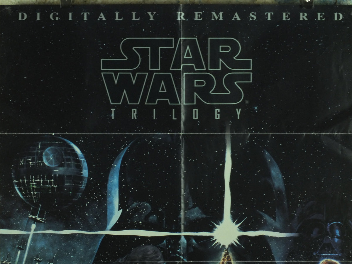 Original Vintage Movie Star Wars Trilogy Poster luke skywalker han solo princess leia darth vader jedi wall art cinema film memorabilia