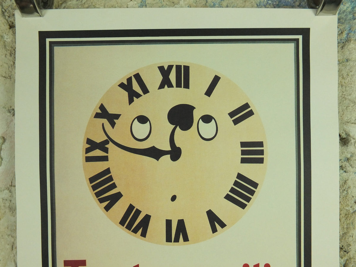 Guinness Meantime Poster, by John Gilroy 1934, Ten to One its Guinness Time, Advertising campaign Wall art retro 1990s