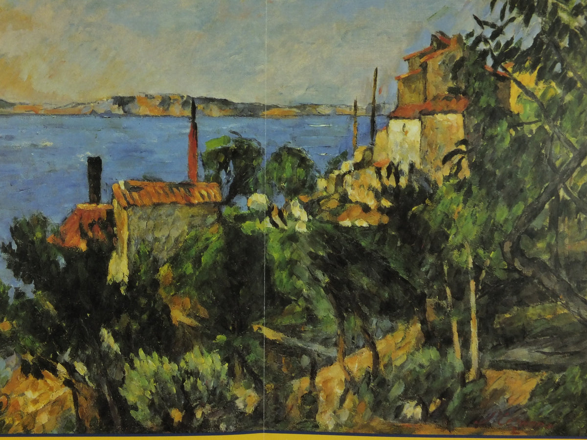 1995 Royal Academy of Arts Poster, From Manet to Gauguin, Monet and Cezanne, impressionists, artist gallery exhibition wall art 1990s