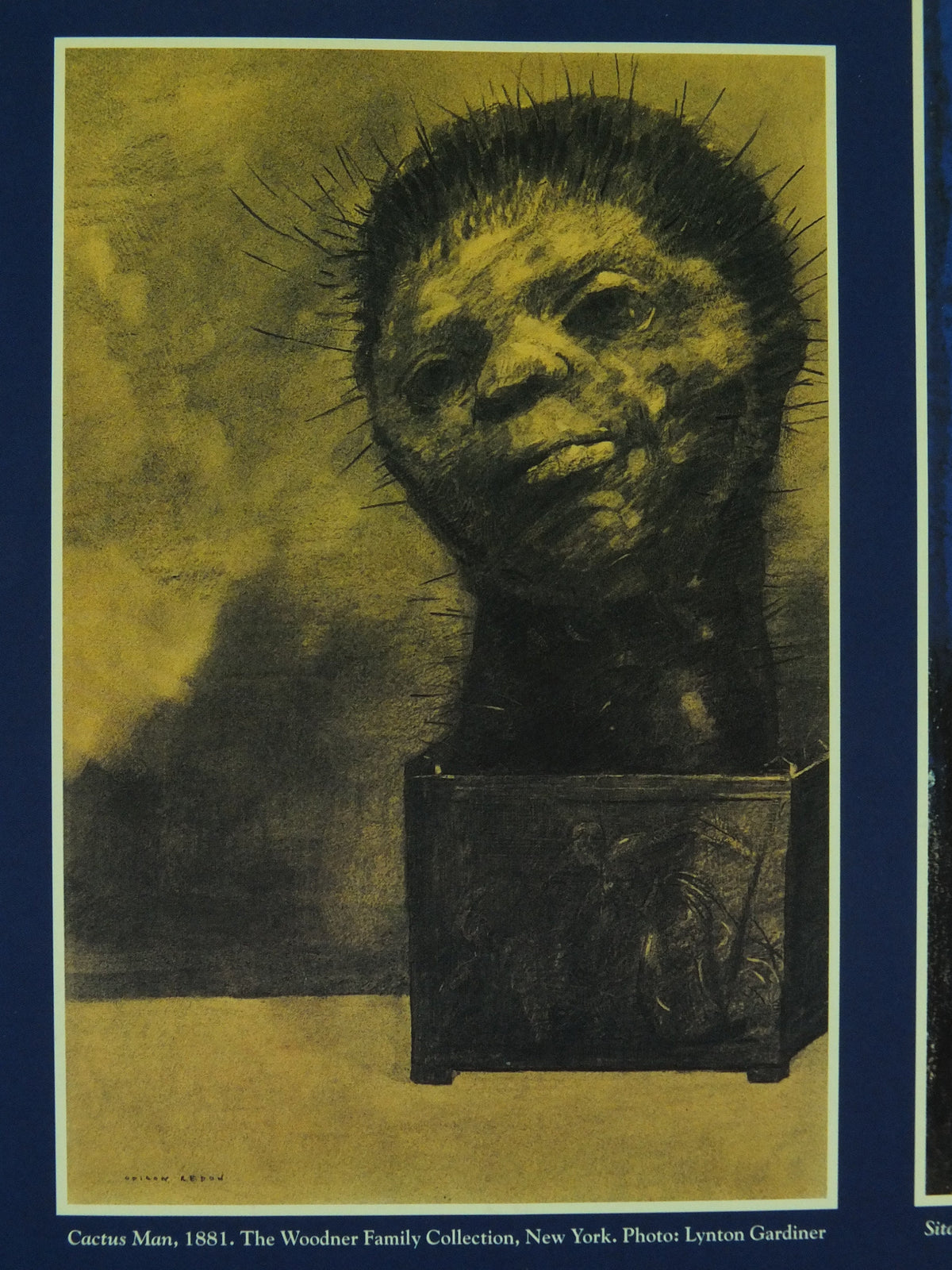 1995 Royal Academy of Arts Poster, Dreams and Visions, Odilon Redon, symbolism art, artist gallery exhibition wall art 1990s