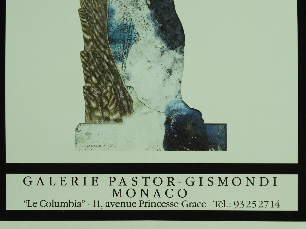 1992 Alain le Yaouanc Exhibition Poster, painter, cartoonist, sculptor, poet, illustrator engraver, artist gallery exhibition wall art 1980s