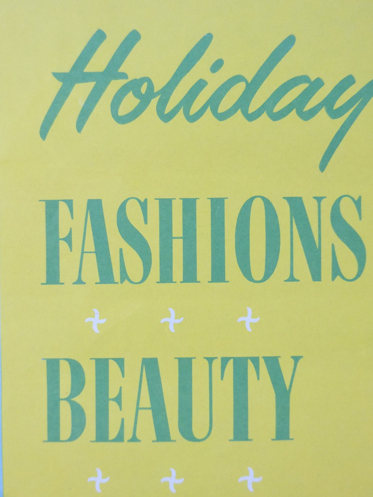 1950s Woman Newsagent Poster, weekly beauty fashion holiday fiction, magazine media print wall art retro