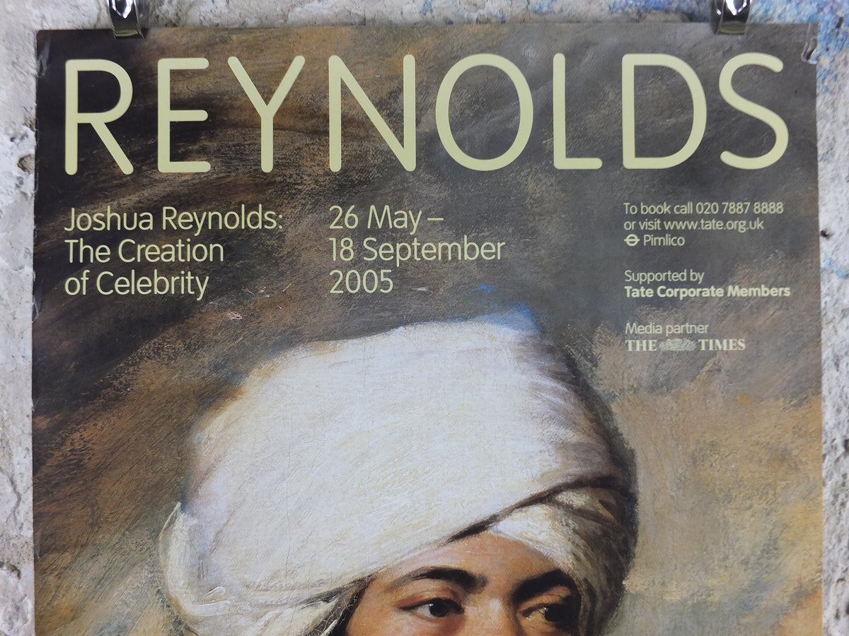 2005 Sir Joshua Reynolds Poster, Portrait of Omai 1776, Tate Britain Gallery London, Portrait painter, Mai gallery exhibition wall art decor