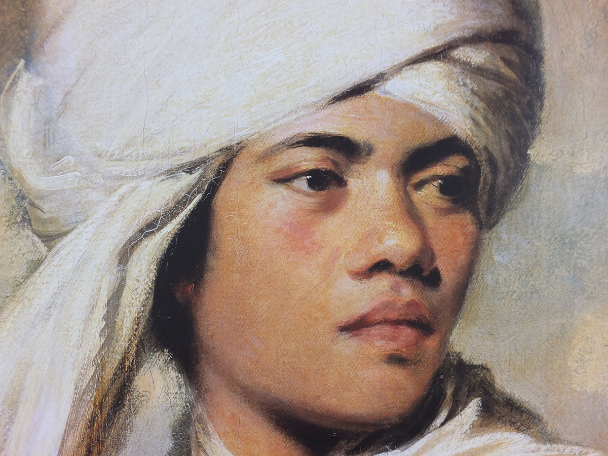 2005 Sir Joshua Reynolds Poster, Portrait of Omai 1776, Tate Britain Gallery London, Portrait painter, Mai gallery exhibition wall art decor