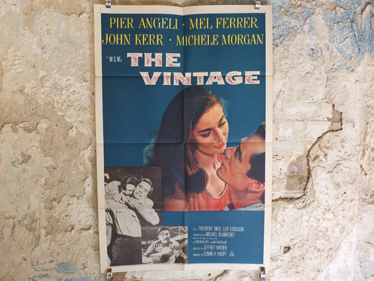 Original Vintage Movie Poster The Vintage 1957 1950s wall art love romance affection affair intrigue US one sheet cinema film memorabilia