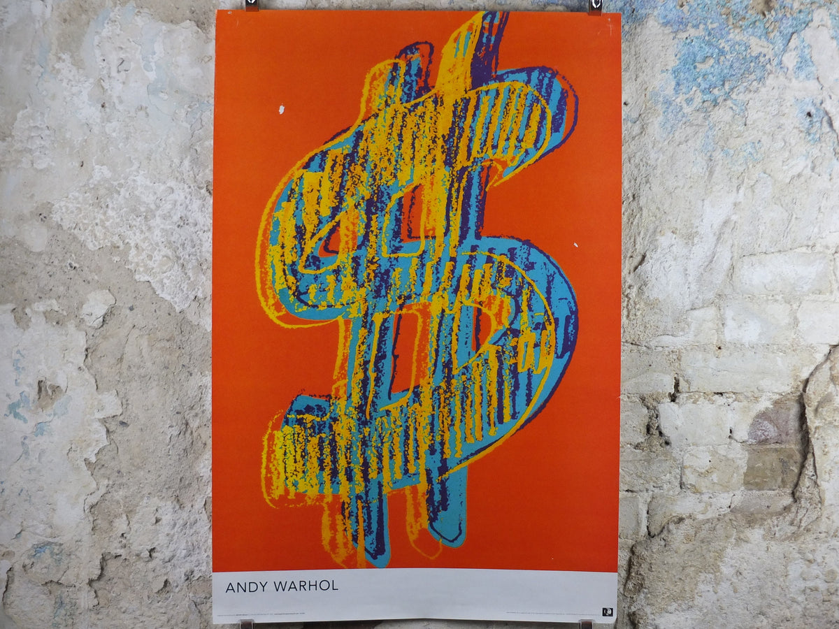 2004 Andy Warhol Poster, Toy Series 1983, Wind up Toy Roll over Mouse, amazing condition, pop art, gallery exhibition wall art 1990s