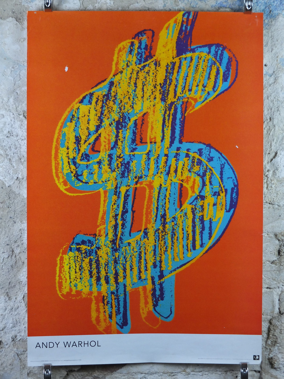 2004 Andy Warhol Poster, Toy Series 1983, Wind up Toy Roll over Mouse, amazing condition, pop art, gallery exhibition wall art 1990s