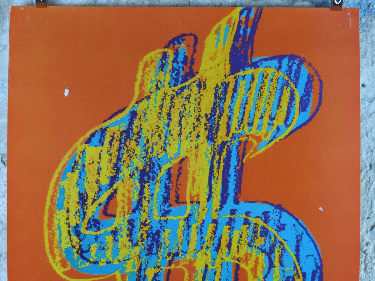 2004 Andy Warhol Poster, Toy Series 1983, Wind up Toy Roll over Mouse, amazing condition, pop art, gallery exhibition wall art 1990s