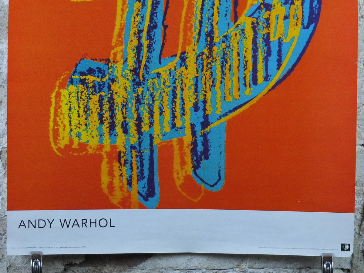 2004 Andy Warhol Poster, Toy Series 1983, Wind up Toy Roll over Mouse, amazing condition, pop art, gallery exhibition wall art 1990s