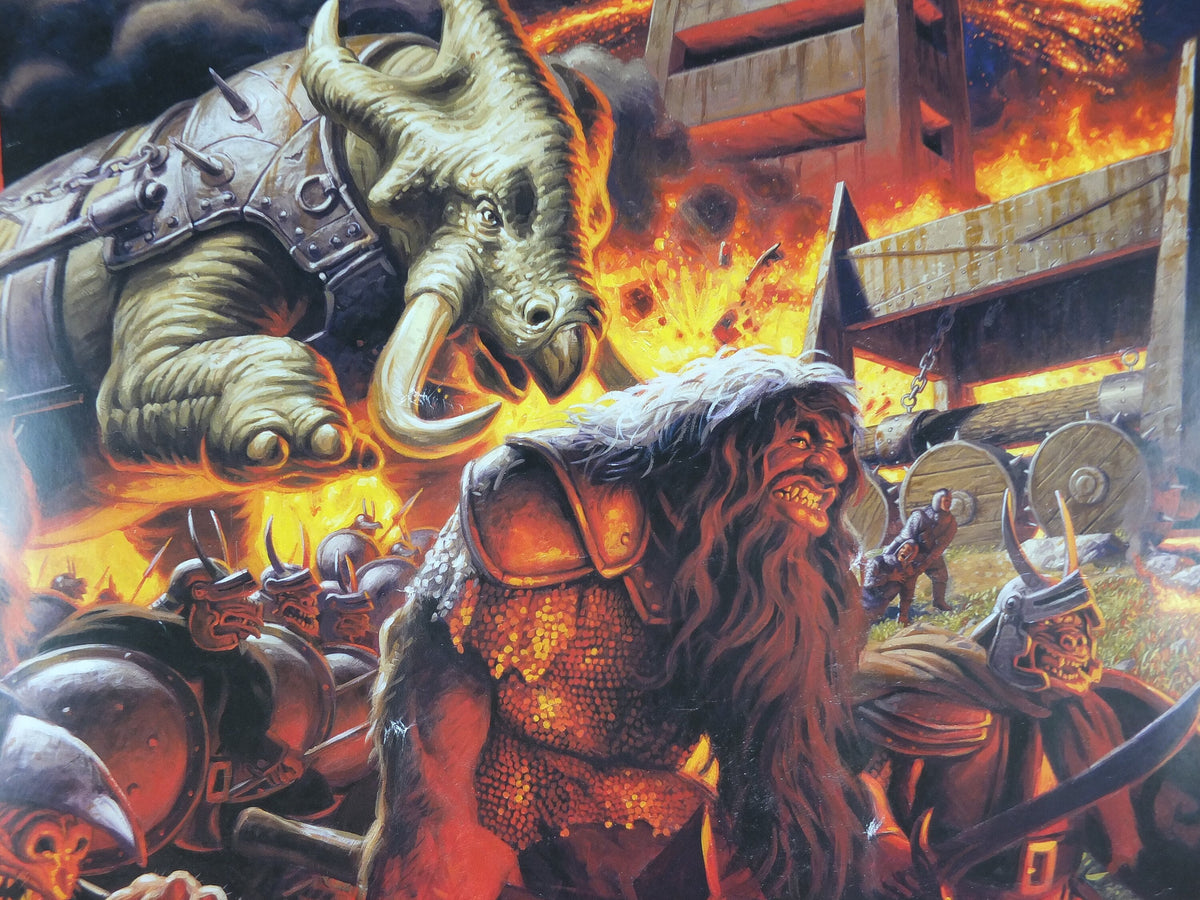 The Siege of Minas Tirith Poster, Lord of the Rings, Brothers Hildebrandt, limited edition & signed, J.R.R. Tolkien, Middle Earth, wall art