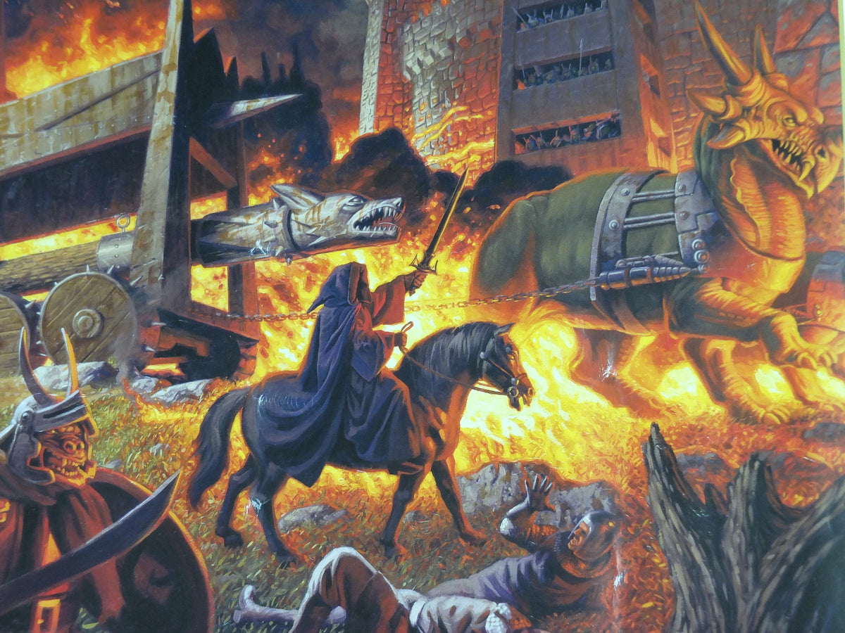 The Siege of Minas Tirith Poster, Lord of the Rings, Brothers Hildebrandt, limited edition & signed, J.R.R. Tolkien, Middle Earth, wall art