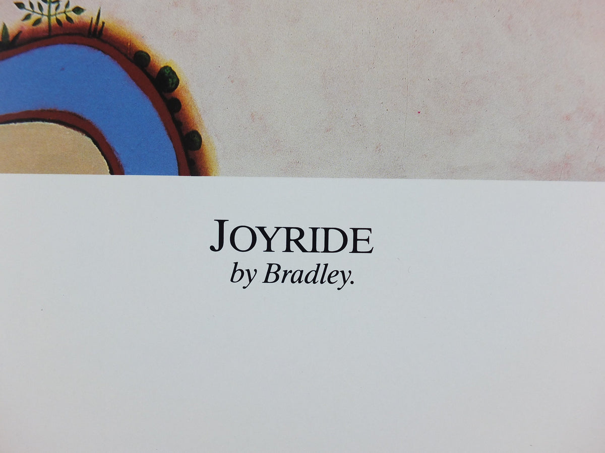 1988 Air France Collection Poster, Joyride by Martin Bradley, Modernism, Commemorative Edition, Aviation, tourism vacation wall art