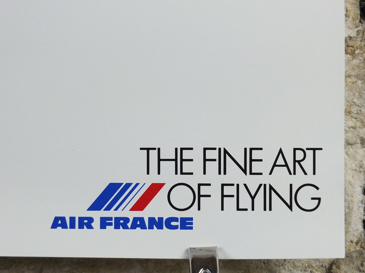1988 Air France Collection Poster, Je suis la beaute. Paris by Kolar, Modernism, Commemorative Edition, Aviation, tourism vacation wall art