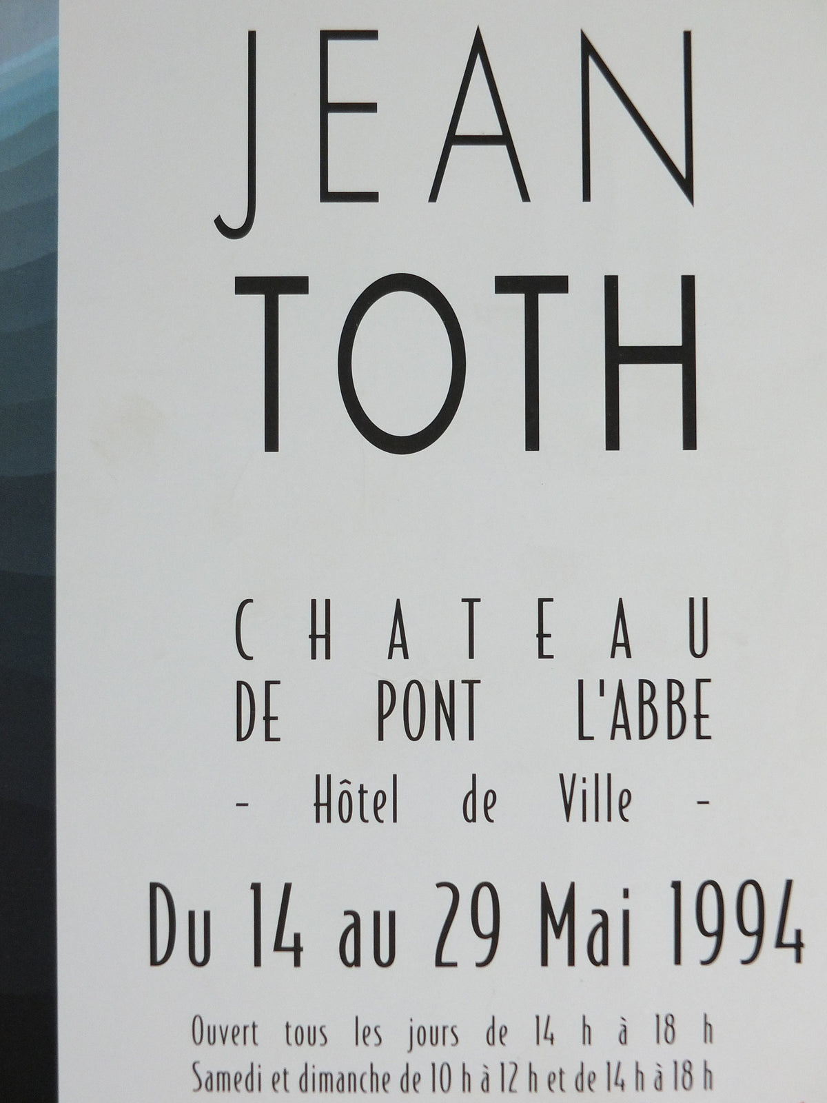 1994 Boats on the Sea Poster, Jean Toth, colourful tugs, seascapes, French painter, wall art decor