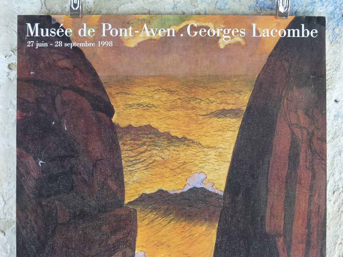 1998 Vorhor the Green Wave Poster, Georges Lacombe, waves, seascapes, Symbolism, Post Impressionism, French painter, wall art decor