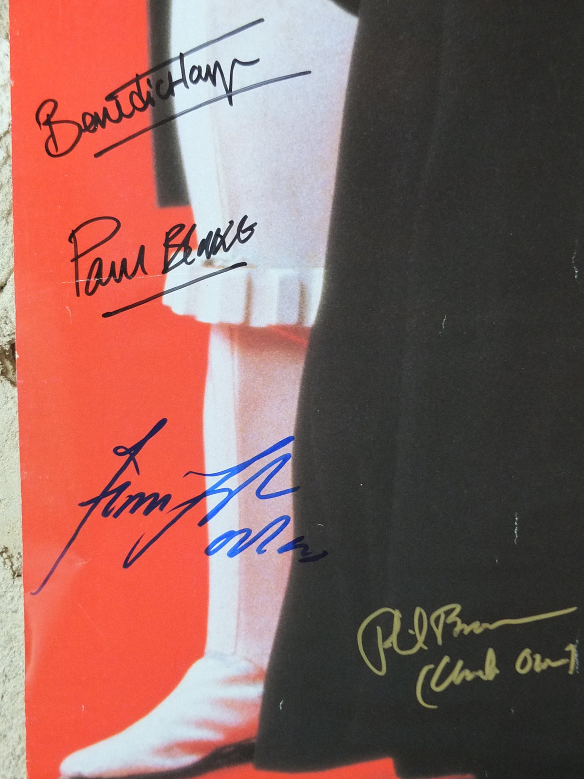 Signed Darth Vader Star Wars Poster, 11 signatures inc R2D2, Boba Fett, Wicket, Bib Fortuna, Greedo & Owen, wall art cinema film memorabilia