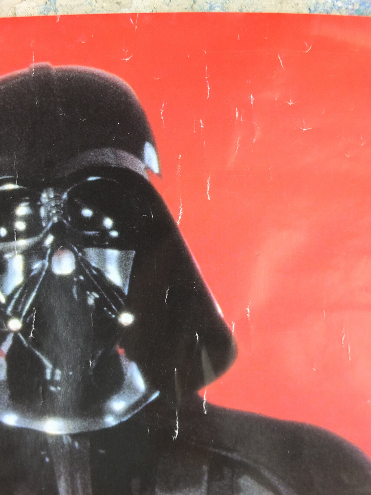 Signed Darth Vader Star Wars Poster, 11 signatures inc R2D2, Boba Fett, Wicket, Bib Fortuna, Greedo & Owen, wall art cinema film memorabilia