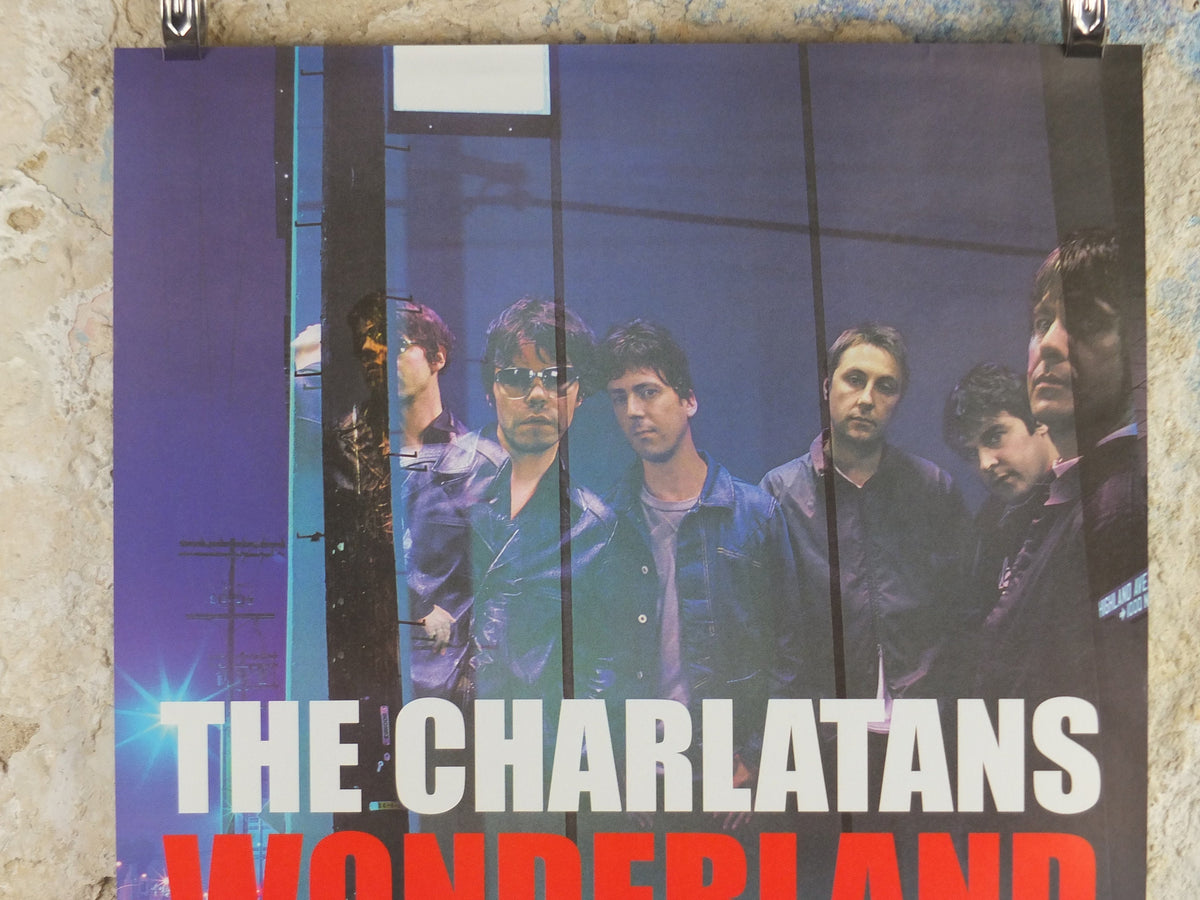 2001 The Charlatans Poster, Wonderland, Tim Burgess, Britpop, Alternative Madchester and Indie rock band, band music wall art