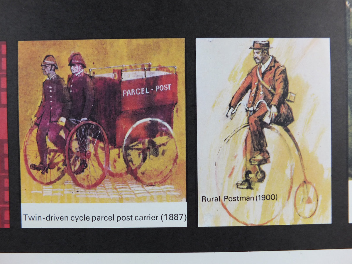 1966 History of Mail Transport Poster, Misc Conveyors, GPO, General Post Office, by Michael Heslop, Royal Mail, SPWDC3, decor wall art