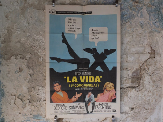 Original Vintage Movie Poster The Pad La Vida Loca Life and how to live it 1966 Spanish 1960s wall art US one sheet cinema film memorabilia
